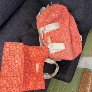 India Hicks Riviera Duffel & Tote, Poppy Red